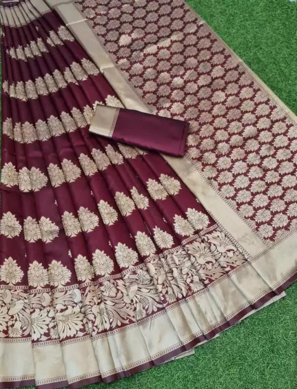 Soft Lichi R 114 Fancy Lichi Silk Designer Saree Collection